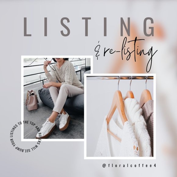 Accessories - Seller Tips - LISTING & RE-LISTING